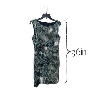 connected apparel dress size 8 regular Green Layered